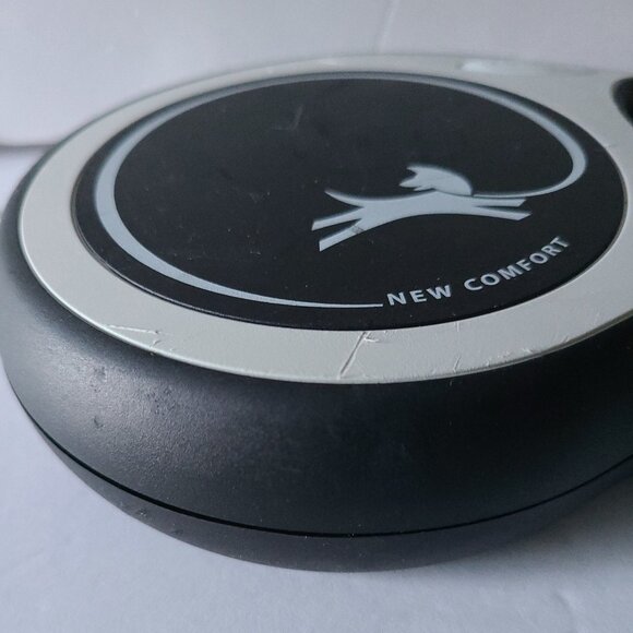 FLEXI COMORT RETRACTABLE TAPE DOG LEASH -25FT- GRAY/BLACK-- GERMAN DESIGN LARGE - Picture 4 of 13